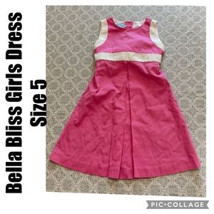 Bella Bliss Pink Girls Dress Size 5